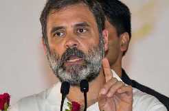 Rahul Gandhi breathes fire at Khammam