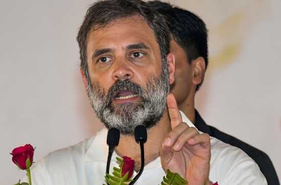 Rahul Gandhi breathes fire at Khammam