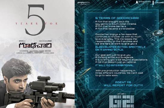 'Goodachari 2' will be an international project, suggest makers 