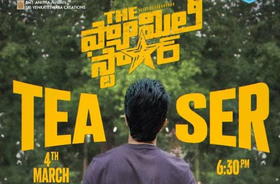 Vijay Deverakonda's "Family Star" Teaser will be releasing on March 4th