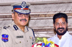 Telangana DGP suspended for meeting Revanth Reddy