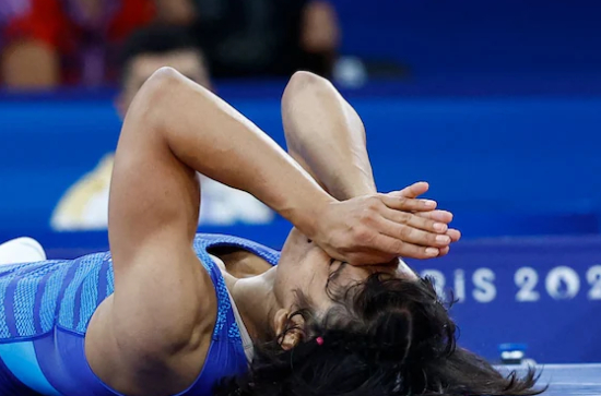 Vinesh Phogat hospitalized after Olympics disqualification 