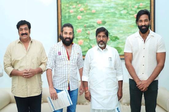 'MAA' President Vishnu Manchu met Deputy CM Mallu Bhatti Vikramarka.