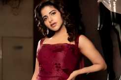 Glam Shot : Ishwarya Menon in Red