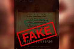 Photoshopped poster projects 'Adipurush' makers as anti-Dalit!