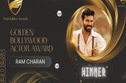 Global Star Ram Charan wins  ‘Golden Bollywood Actor of the Year’ proving his global appeal once again