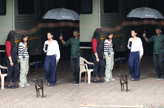 Alpha Alia Bhatt snapped shooting for her YRF Spy Universe film!