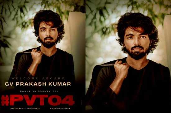 GV PRAKASH KUMAR to compose music for Panja Vaisshnav Tej and Sithara Entertainments' PVT04