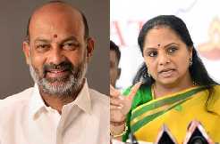 Kavitha takes on Bandi Sanjay