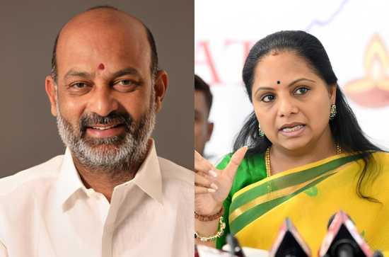 Kavitha takes on Bandi Sanjay