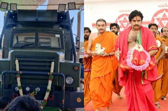 Pawan Kalyan braces for Varahi puja at Annavaram