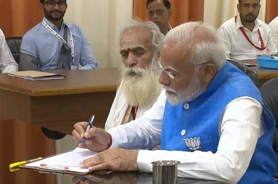 PM Modi files nomination from Varanasi