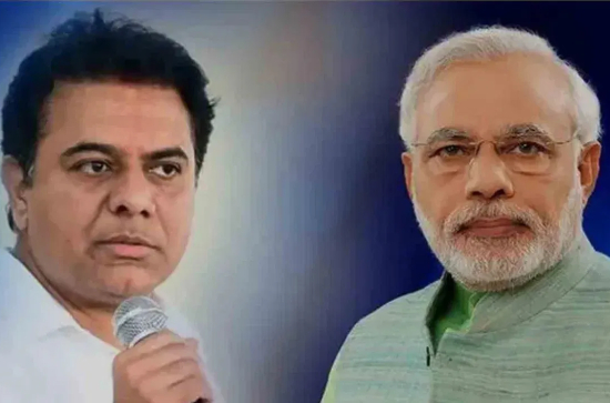 KTR questions Modi govt over Palamuru