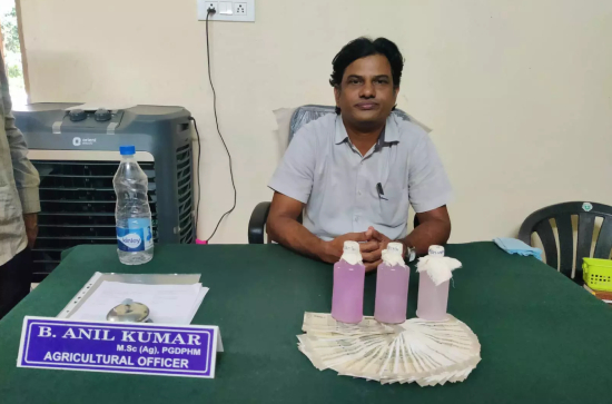 Agriculture officer in ACB net in Medak