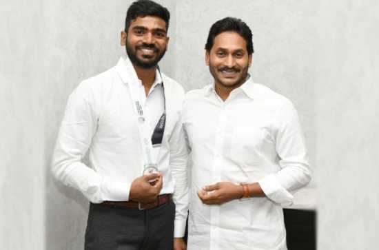 Indian cricketer KS. Bharat praises YS. Jagan