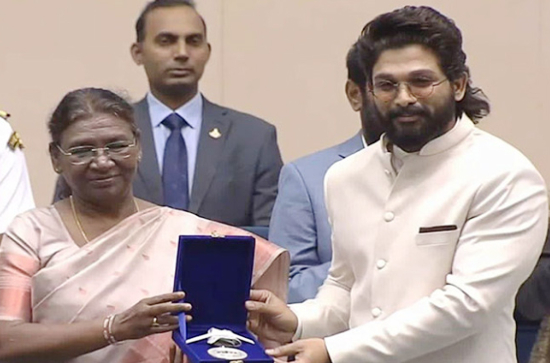 Icon Star Allu Arjun Created History, Becomes The First Telugu Star To Receive National Award
