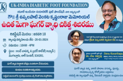 Rebel Star Krishnam Raju's birth anniversary celebrations on 20th of this month. Free medical camp in Mogultur.