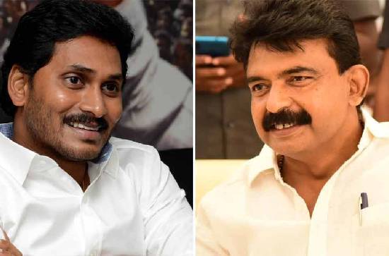 Perni Nani's dharna against CM Jagan