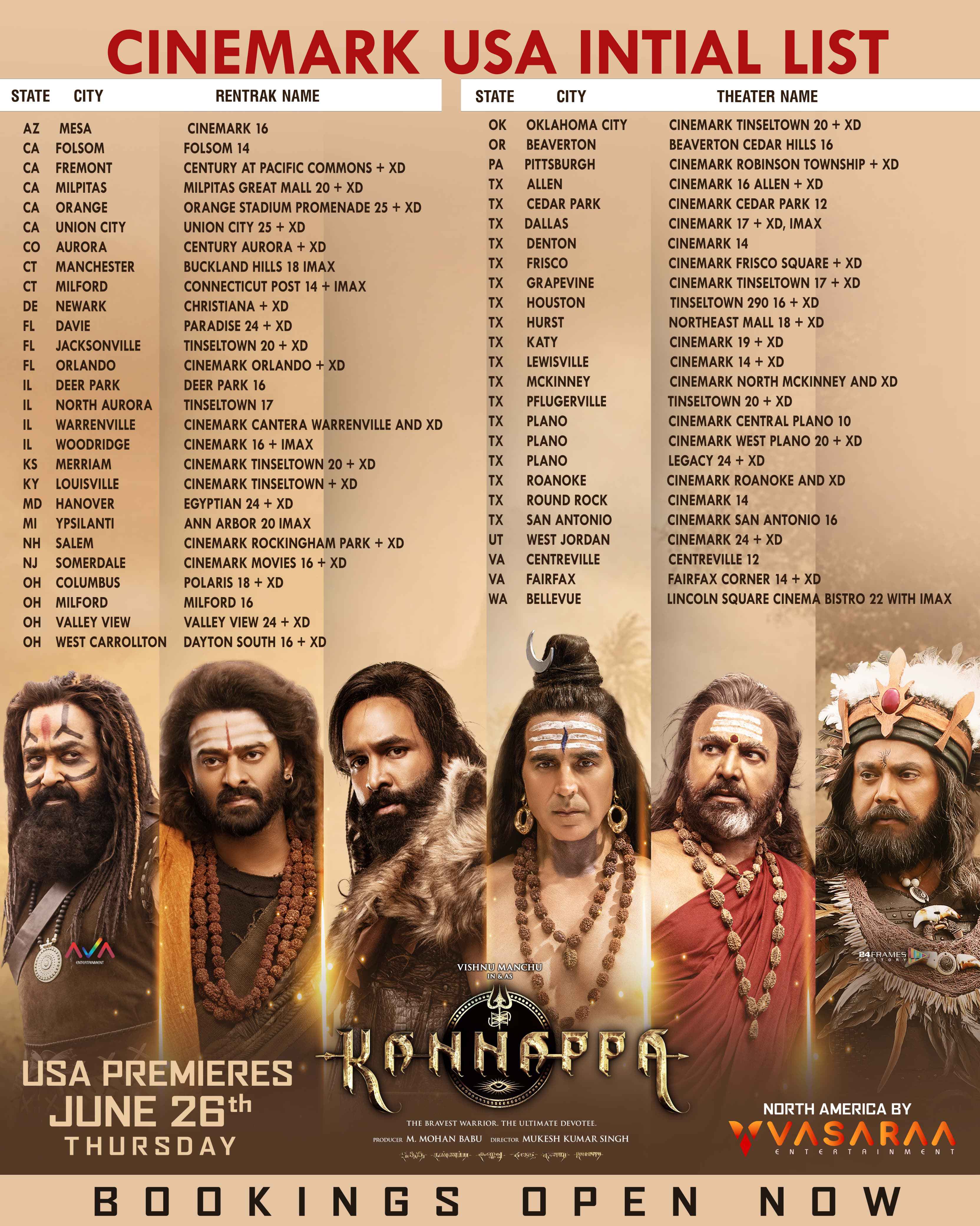 Kannappa CineMark 1