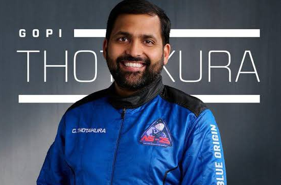 AP-Born Gopi Thotakura Makes Historic Space Voyage with Blue Origin