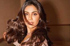 Glam Shot : Virupaksha girl slays in shimmer saree and a sizzling jawline