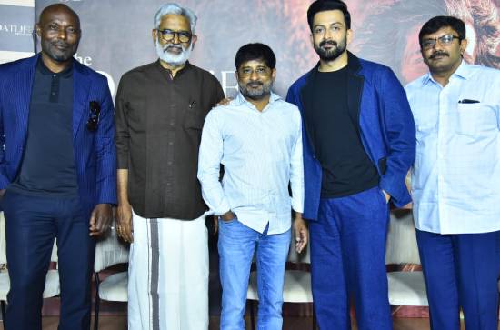 "The Goat Life" Zero Compromised Film - Hero Prithviraj Sukumaran at Pre Release Press Meet