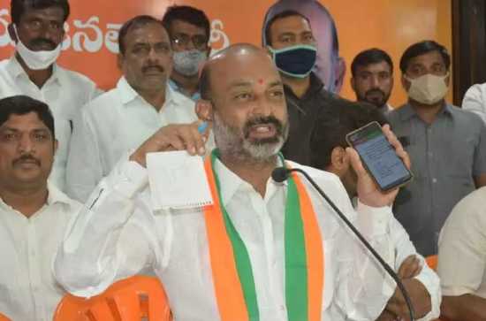 Bandi Sanjay fires, BJP fumes