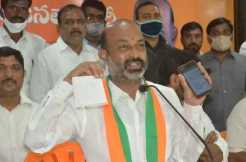Bandi Sanjay fires, BJP fumes