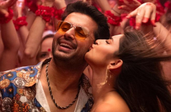 EXTRA - Ordinary Man: Pakka Mass Number shoot happening on Nithiin and Sree Leela with 300+ dancers under Jani Master Choreography