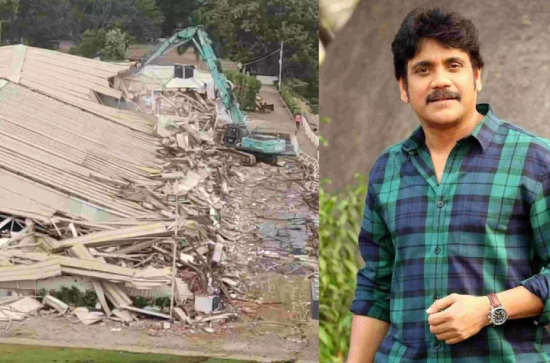 Akkineni Nagarjuna's N Convention Demolished in Hyderabad