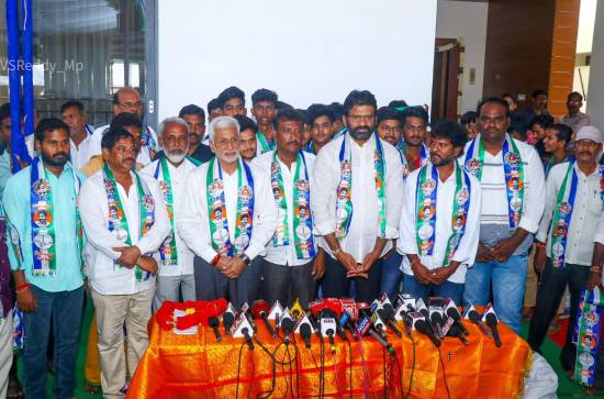 Around 100 Jana Sena Party Workers Joined YSRCP In Nellore