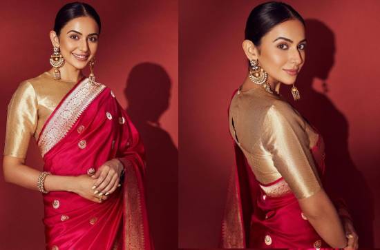 Glam Shot: Rakul Preet Singh is adorable in the 'Telugu ammayi' look 