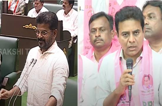 Revanth Reddy and KTR at war with new weapons