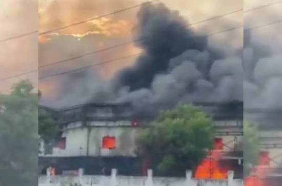 Fire broke out in a Pharma company in Hyderabad