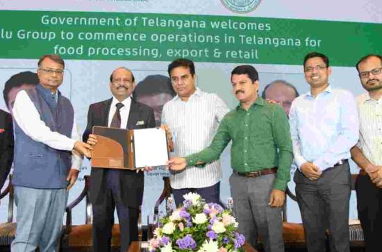 KTR Succeeds In Bringing Lulu Group To Telangana
