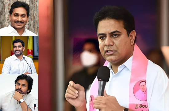 KTR on Pawan Kalyan,Jagan, Lokesh