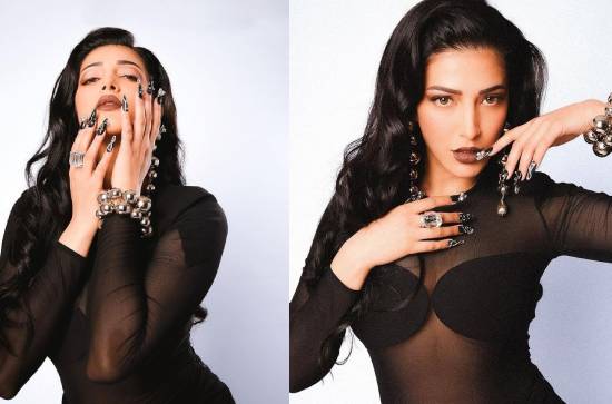 Glam Shot: Shruti Haasan spooks us in black!