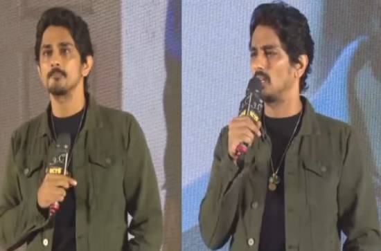 Siddharth gets emotional at 'Chinna' event 