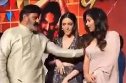 It was nothing but the manhandling of actress by Balakrishna, say Netizens 