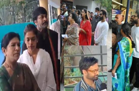 TG Elections: Which Tollywood stars cast their votes?