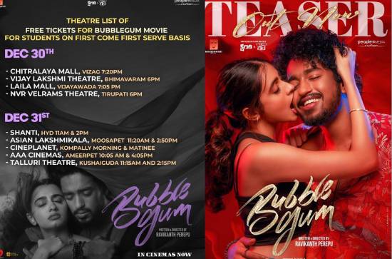 'Bubblegum' makers float a 'free tickets' offer!