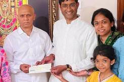 A Hyderabad-based family donates Rs. 1.5 Crore to TTD