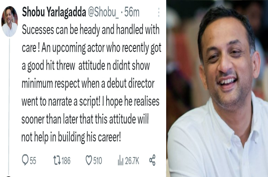 'Baahubali' producer targets Tollywood hero for showing attitude