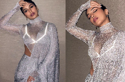 Glam Shot: Actress In Most Attractive Silver Saree