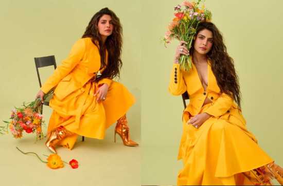 Glam Shot: Priyanka Shines In Bright Yellow
